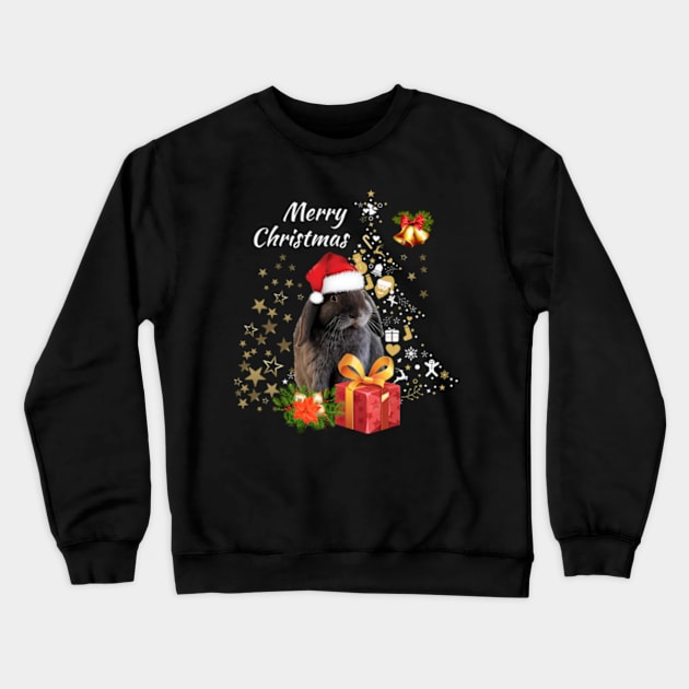 Sweet Christmas Bunny Christmas Bunny Crewneck Sweatshirt by Hariolf´s Mega Store